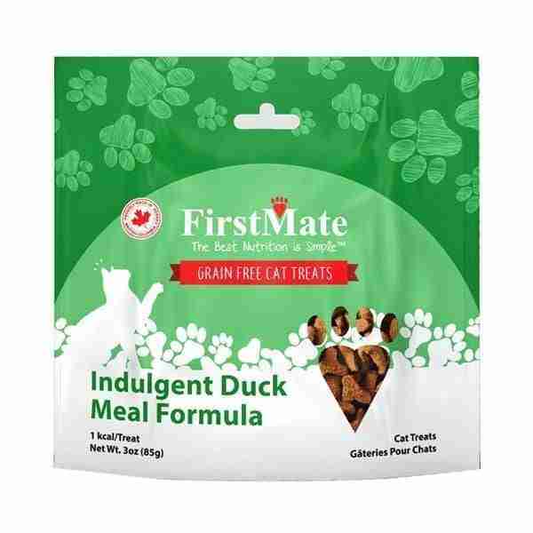 FirstMate Indulgent Duck Cat Treats, 3-oz