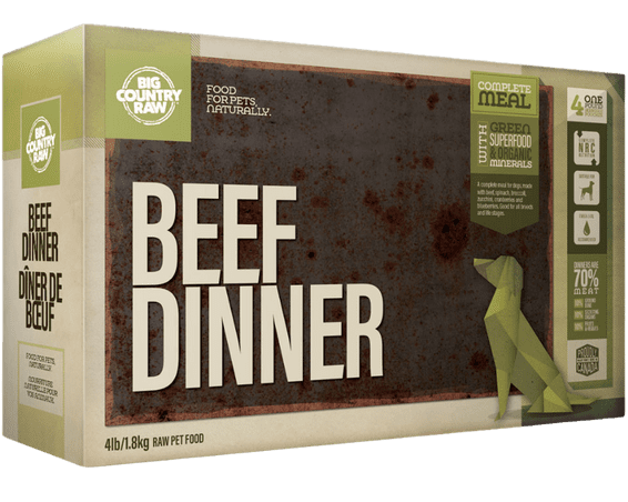 Big Country Raw Beef Dinner 4-lb