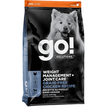 Go! Solutions Weight Management and Joint Care Chicken Grain-Free Dry Dog Food bag
