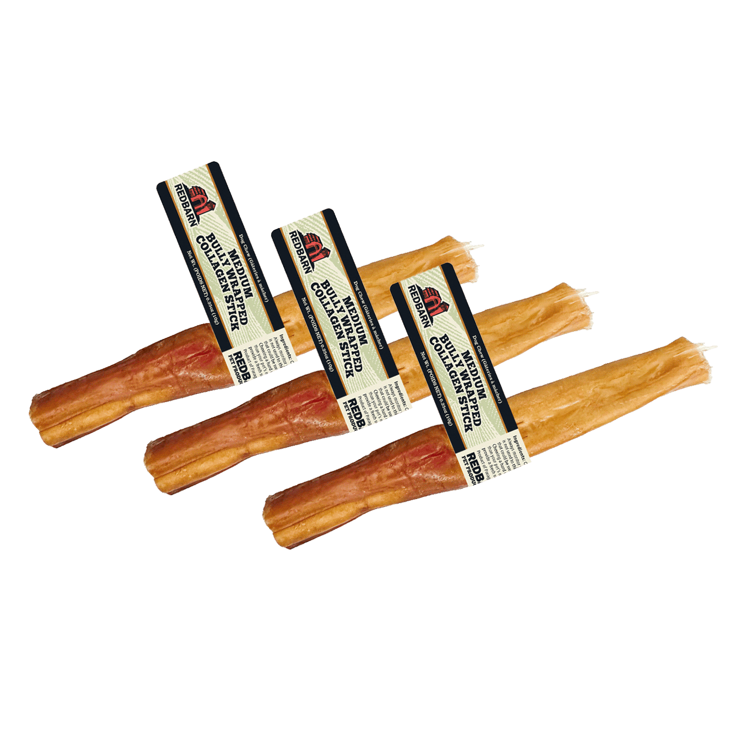 Redbarn Bully Wrapped Collagen Stick, Large