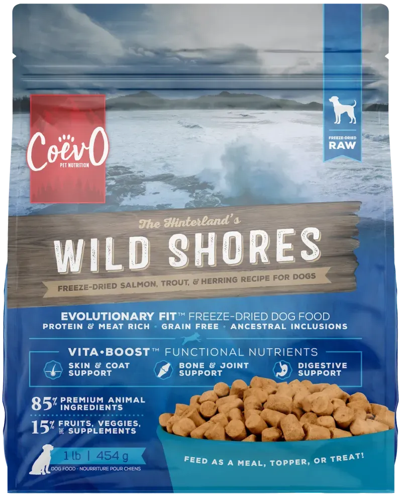 Coevo Wild Shores Freeze-Dried Raw, 1-lb