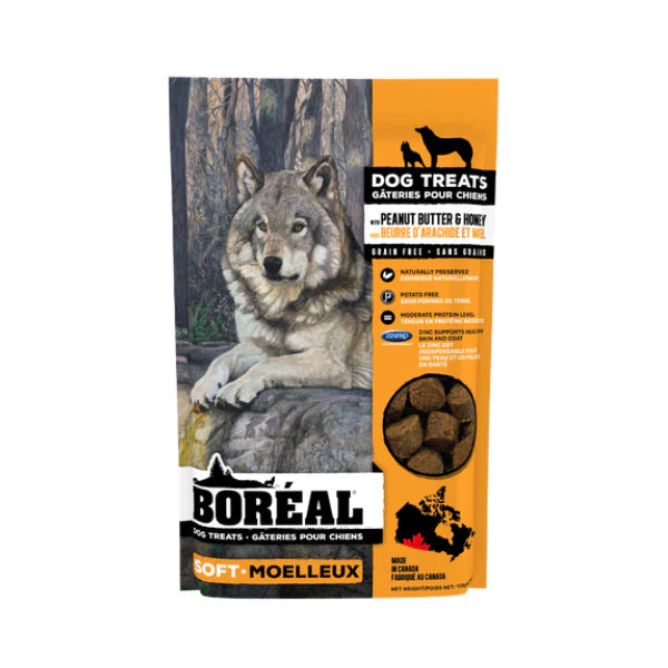 Boreal Peanut Butter and Honey Soft Dog Treats 150g
