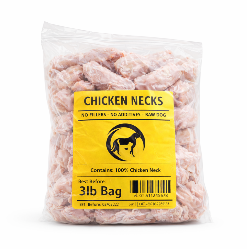 Buddies Chicken Necks 3lb Bag
