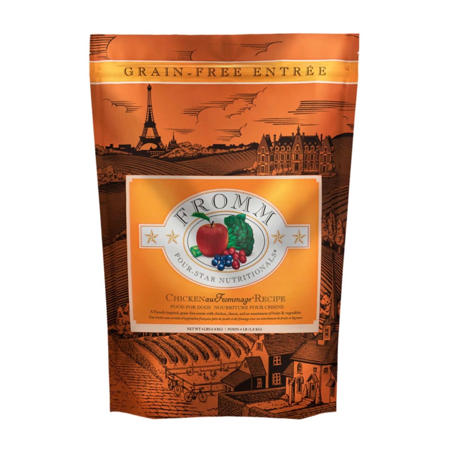 Fromm Four-Star Nutritionals Chicken Au Frommage Dry Dog Food bag