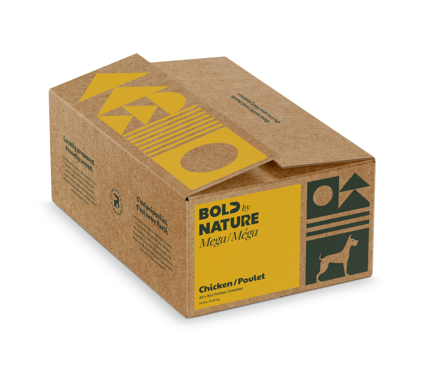 Bold by Nature Dog Mega Chicken Patties