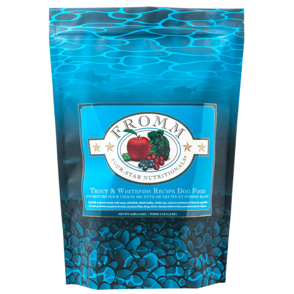 Fromm Four-Star Nutritionals Trout and Whitefish Dry Dog Food bag