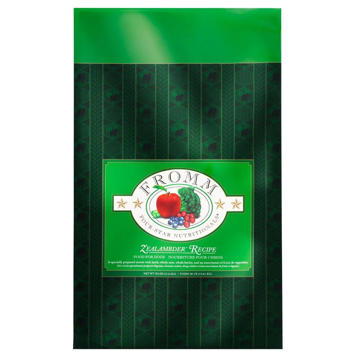 Fromm Four-Star Nutritionals Zealambder Dry Dog Food bag