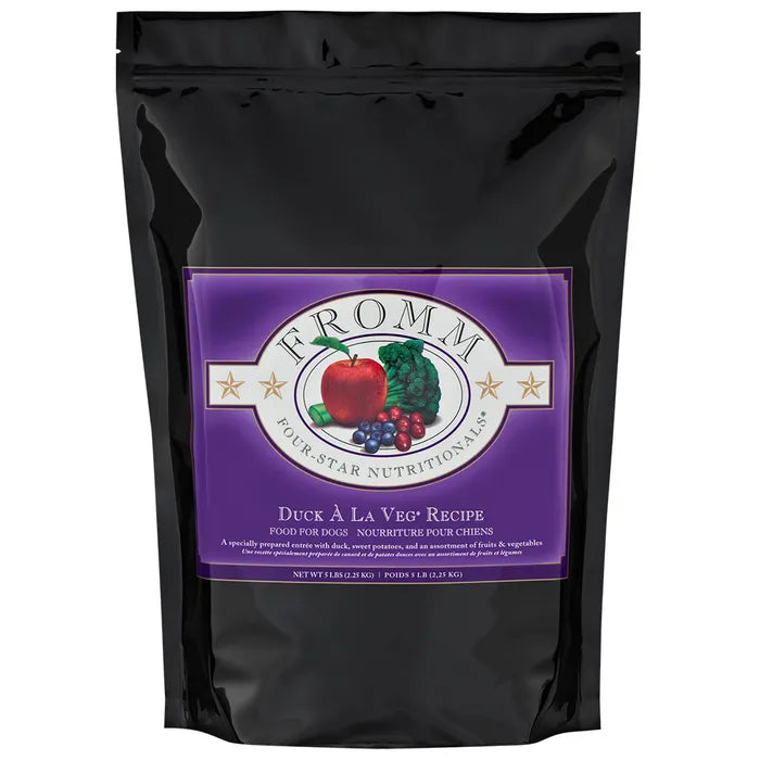 Fromm Four-Star Nutritionals Duck A La Veg Dry Dog Food bag