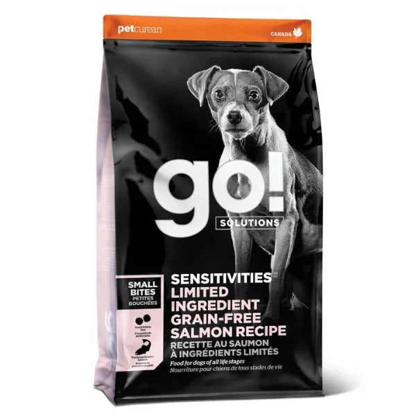 Go! Solutions Sensitivities Limited Ingredient Salmon Small Bites Grain-Free Dry Dog Food bag