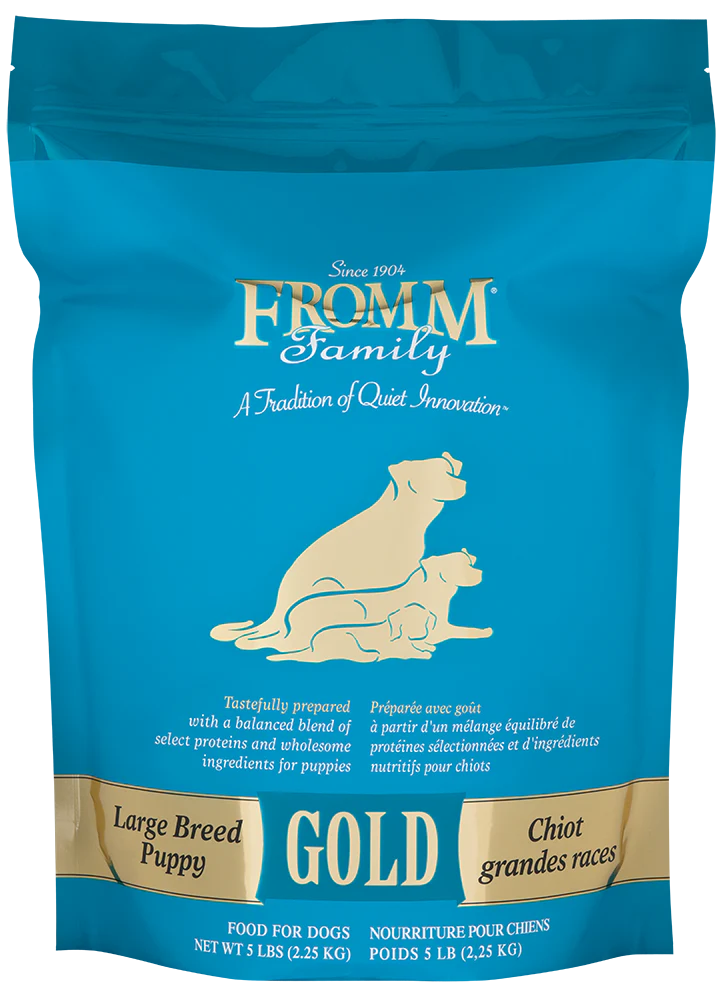 Fromm Family Gold Large Breed Puppy Dry Dog Food bag
