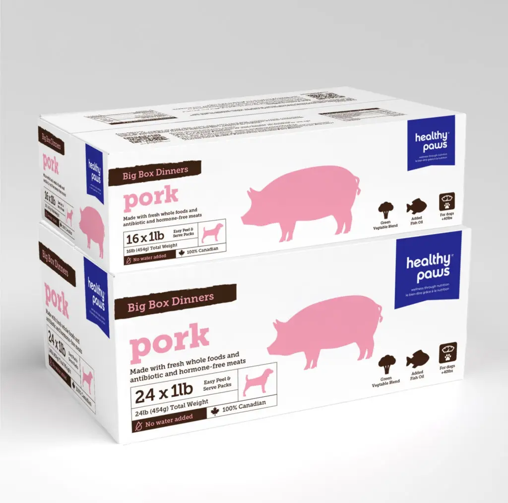 Healthy Paws Big Box Dinner Pork