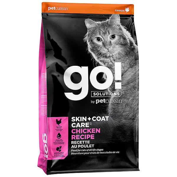 Go! Solutions Skin + Coat Care Chicken Dry Cat Food