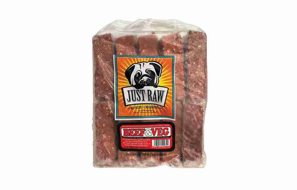 Just Raw Beef and Veg Dog 10 x1 lb