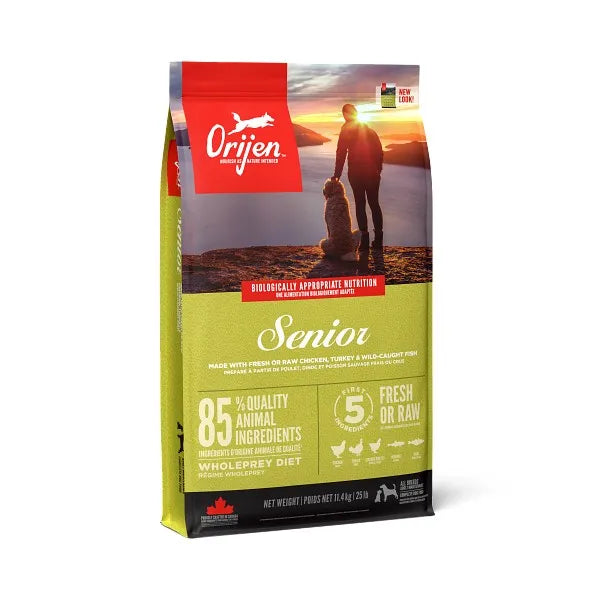 Orijen Senior Dry Dog Food 11.4-kg bag