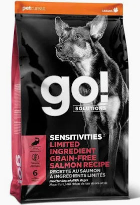 Go! Solutions Sensitivities Limited Ingredient Salmon Grain-Free Dry Dog Food bag