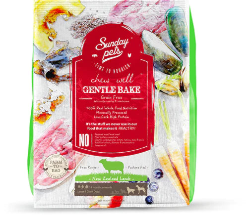 Sunday Pets Gentle Bake Grain Free Lamb 1.3kg
