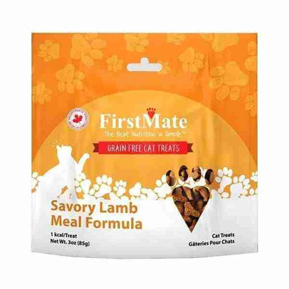 FirstMate Savory Lamb Cat Treats, 3-oz