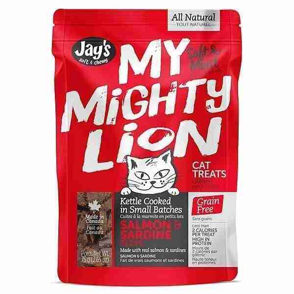 Jay's My Mighty Lion Salmon Cat Treats, 75g