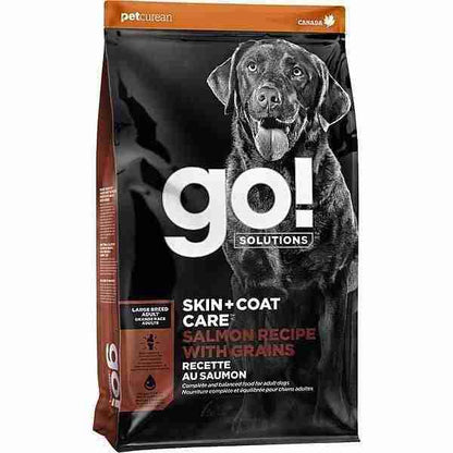 Go! Solutions Skin and Coat Care Salmon Recipe with Grains Large Breed Dry Dog Food bag