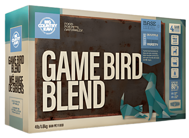 Big Country Raw Game Bird Blend, 4-lb