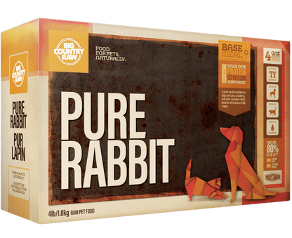 Big Country Raw Pure Rabbit, 4-lb