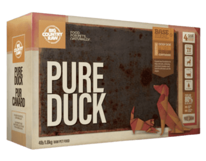 Big Country Raw Pure Duck, 4-lb