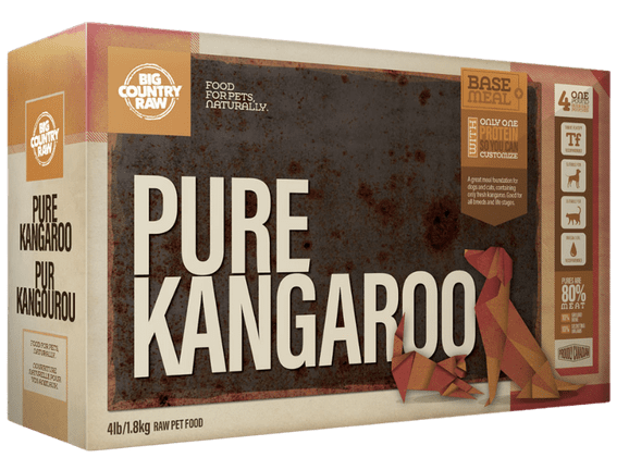 Big Country Raw Pure Kangaroo, 4-lb