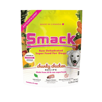 Smack Chunky Chicken Raw Dehydrated Dog Food