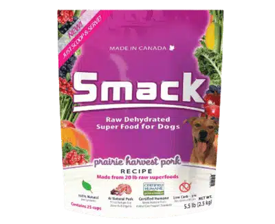 Smack Prairie Harvest Pork Raw Dehydrated Dog Food