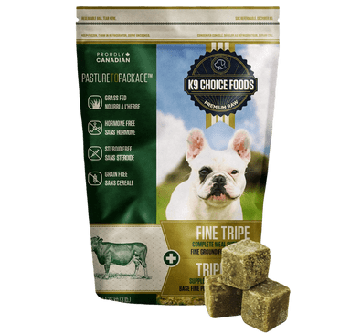 K9 Choice Fine Green Tripe Frozen Dog Food