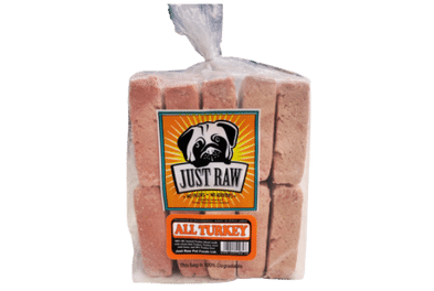 Just Raw All Turkey Dog 10 x1 lb