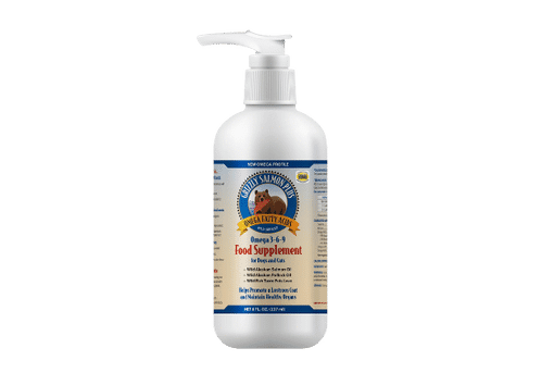 Grizzly Salmon Plus Food Supplement for Dogs and Cats, 16-oz bottle