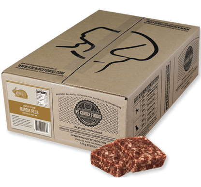 K9 Choice Foods Rabbit Plus Complete Cuisine Frozen Dog Food