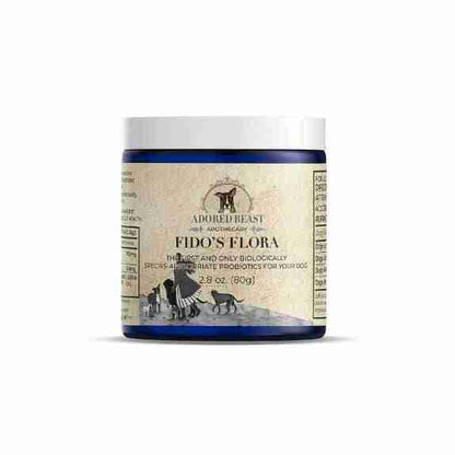 Adored Beast Apothecary Fido's Flora Probiotics for Dogs (CA), 80-gram
