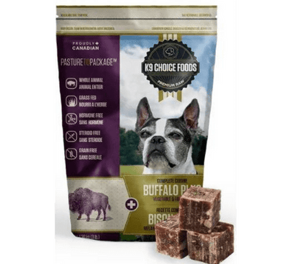 K9 Choice Foods Complete Cusine Buffalo Plus Frozen Dog Food