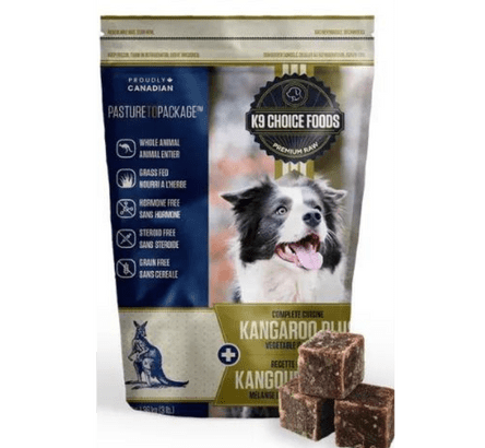 K9 Choice Foods Complete Cuisine Kangaroo Plus Frozen Dog Food