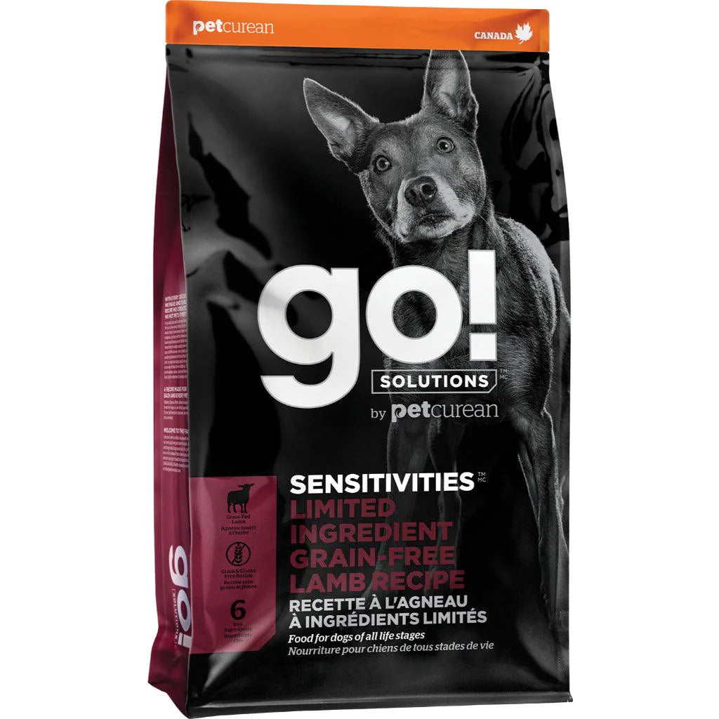 Go! Solutions Sensitivities Limited Ingredient Lamb Grain-Free Dry Dog Food bag