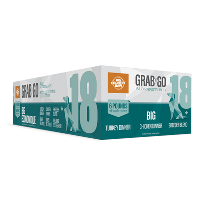 Big Country Raw Grab N Go Big Deal Frozen Dog Food, 18-lb