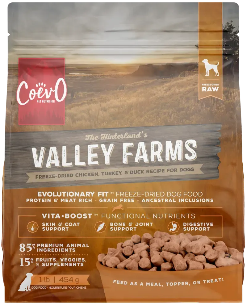 Coevo Valley Farms Freeze-Dried Raw, 1-lb