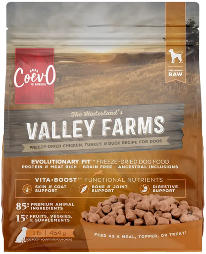 Coevo Valley Farms Freeze-Dried Raw, 1-lb