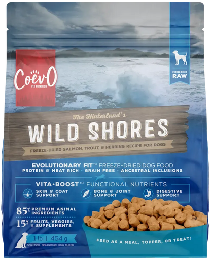 Coevo Wild Shores Freeze-Dried Raw, 1-lb