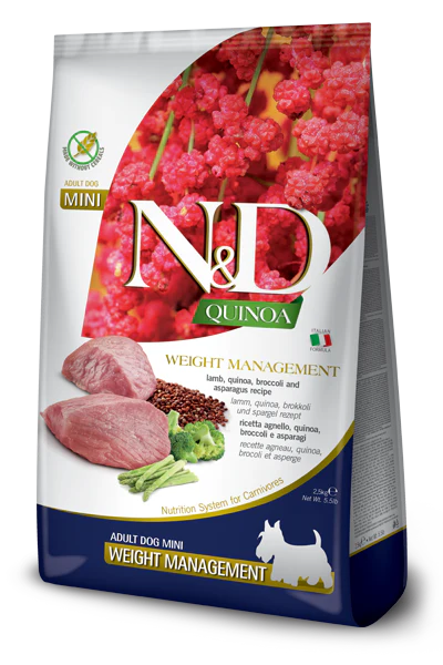 Farmina NandD Quinoa Weight Management Lamb Adult