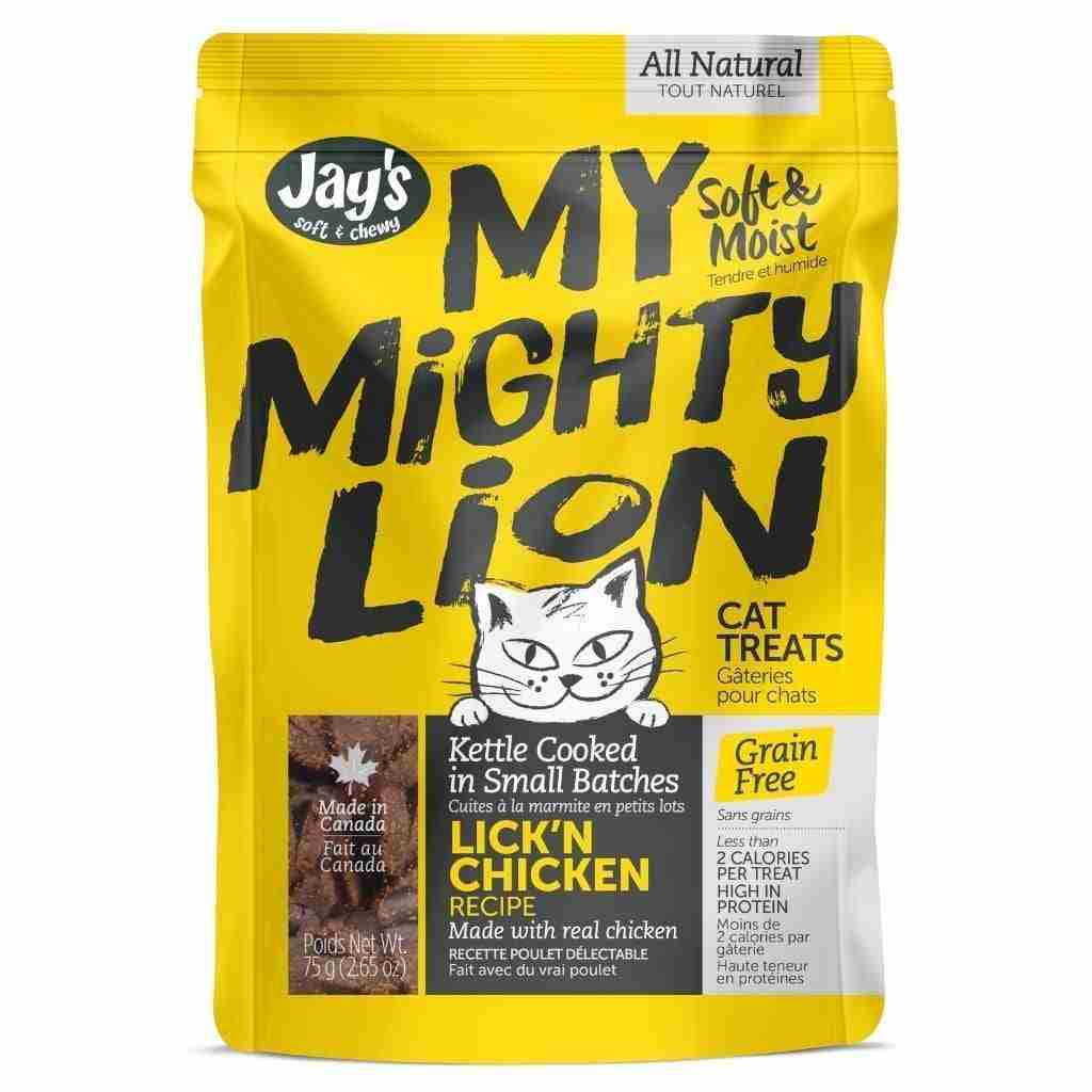 Jay's My Mighty Lion Chicken Cat Treats, 75g