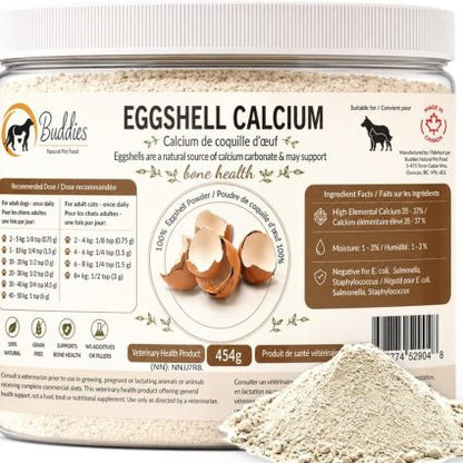 Buddies Eggshell Calcium, 454g