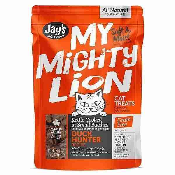 Jay's My Mighty Lion Duck Cat Treats 75g