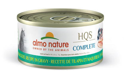 Almo Tilapia and Mackerel Recipe in gravy, 2.47oz - 24 count