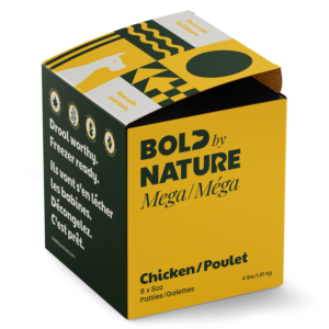 Bold by Nature Dog Mega Chicken Patties
