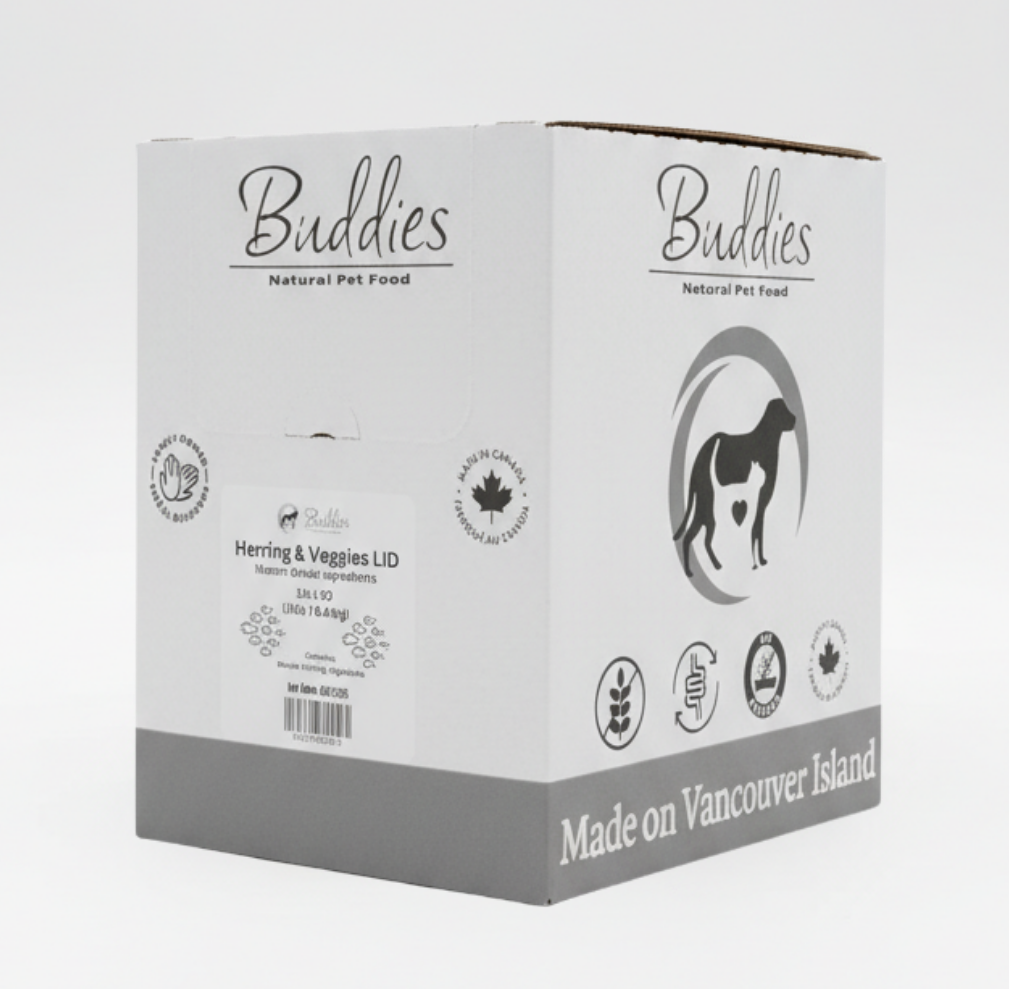 Buddies Herring and Veggies and Pumpkin 10lb box