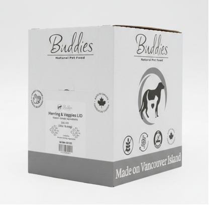 Buddies Herring and Veggies and Pumpkin 10lb box