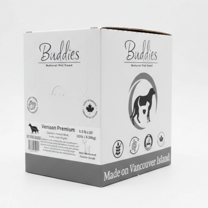 Buddies Venison Premium 1/2lb 10lb Box